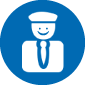 Piktogramm Busfahrer